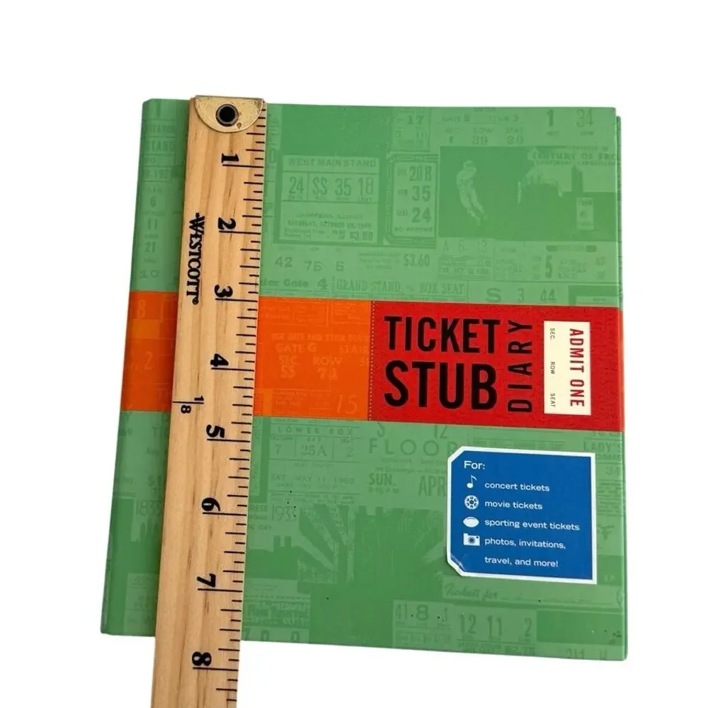 New without box Ticket Stub Diary by Chronicle Books